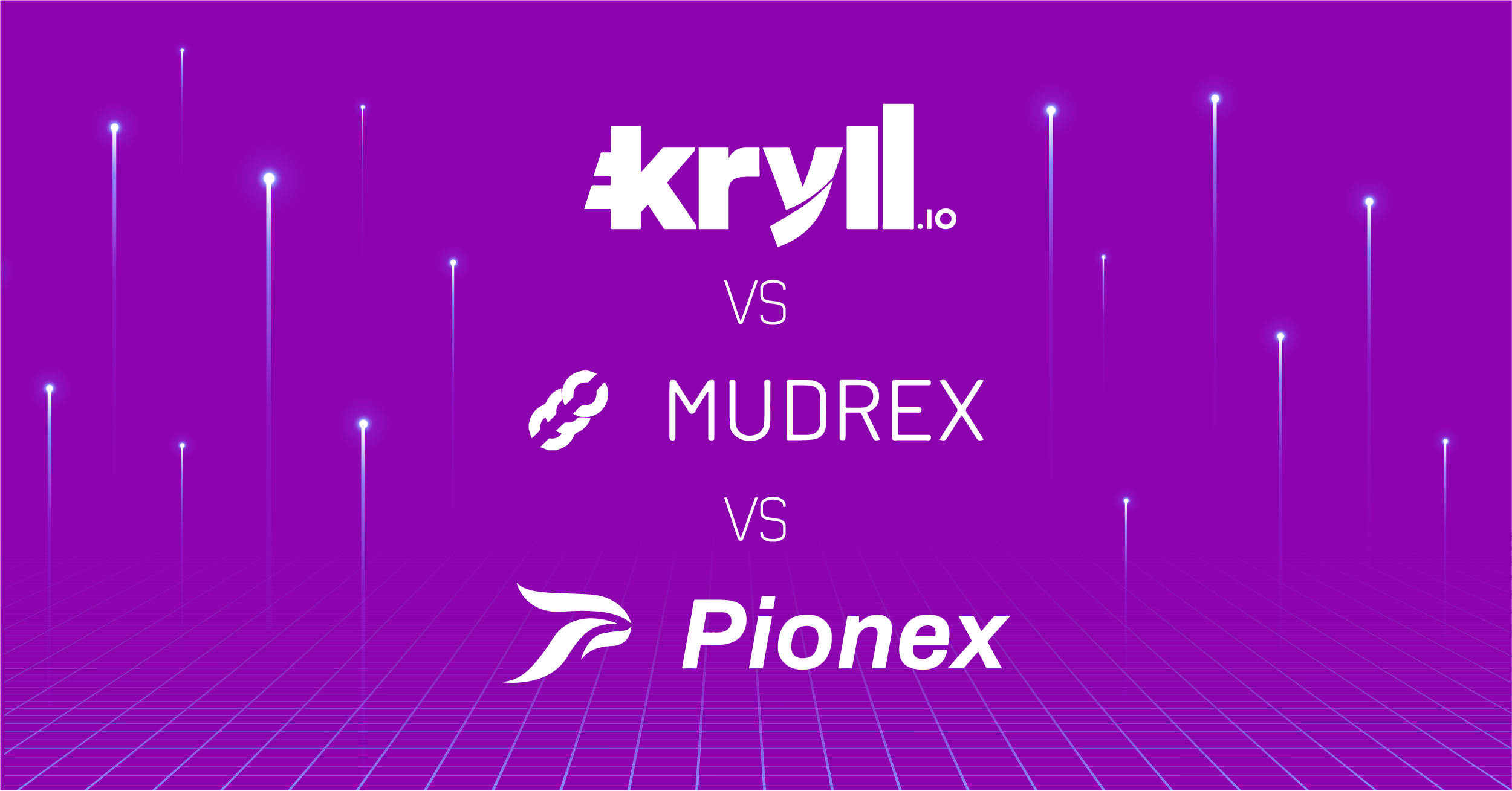 Kryll vs Mudrex vs Pionex comparison