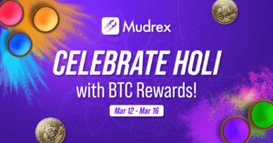 Celebrate Holi with Mudrex and earn Bitcoin rewards!!