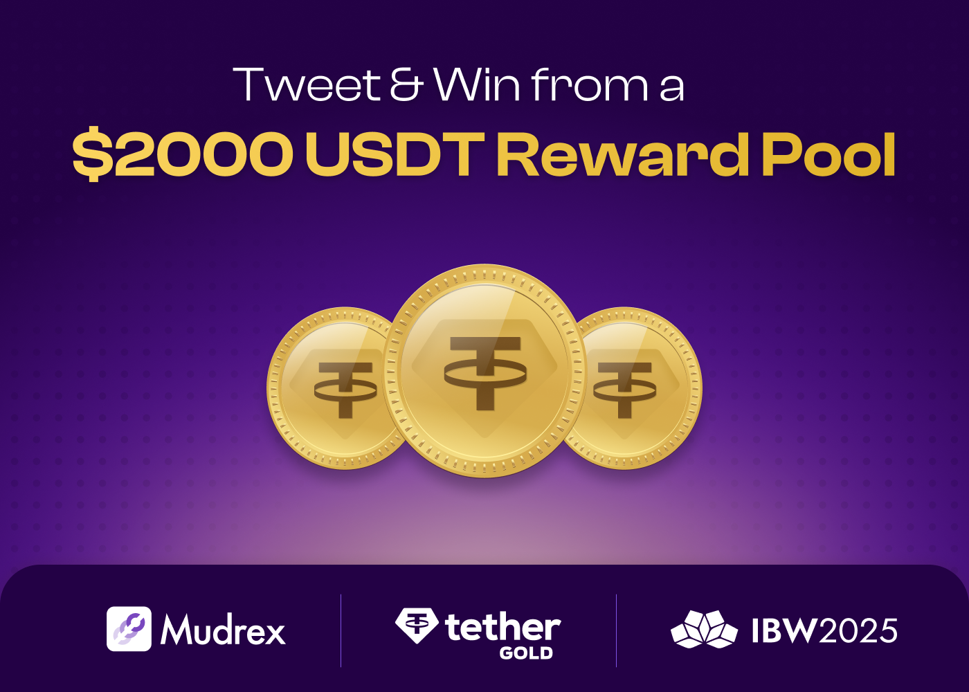 tweet and win USDT rewards