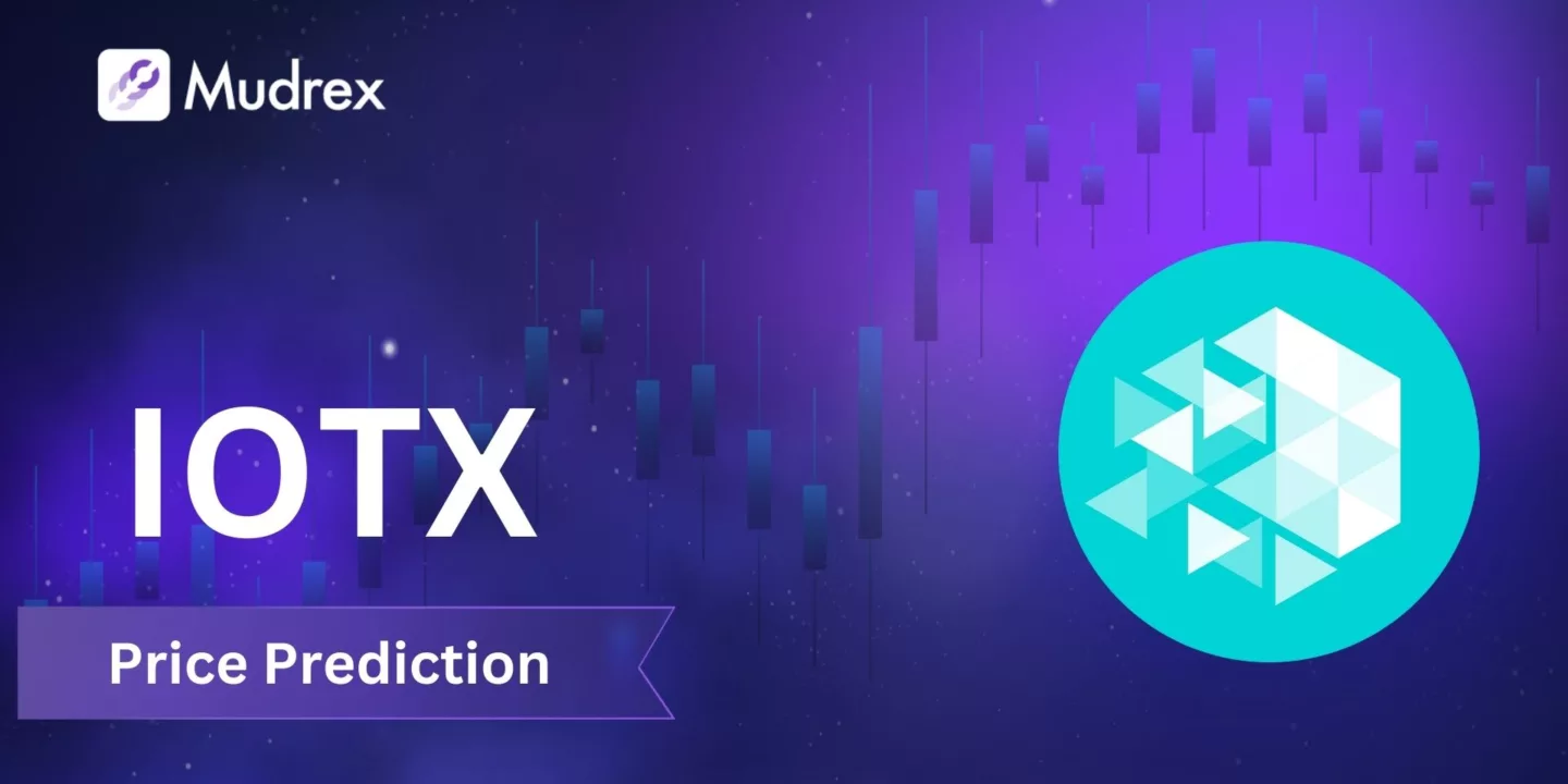 An illustration representing IOTX Price Prediction