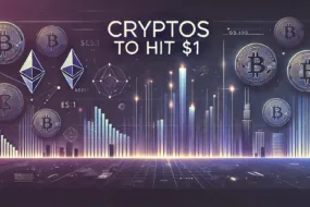 cryptos to hit $1