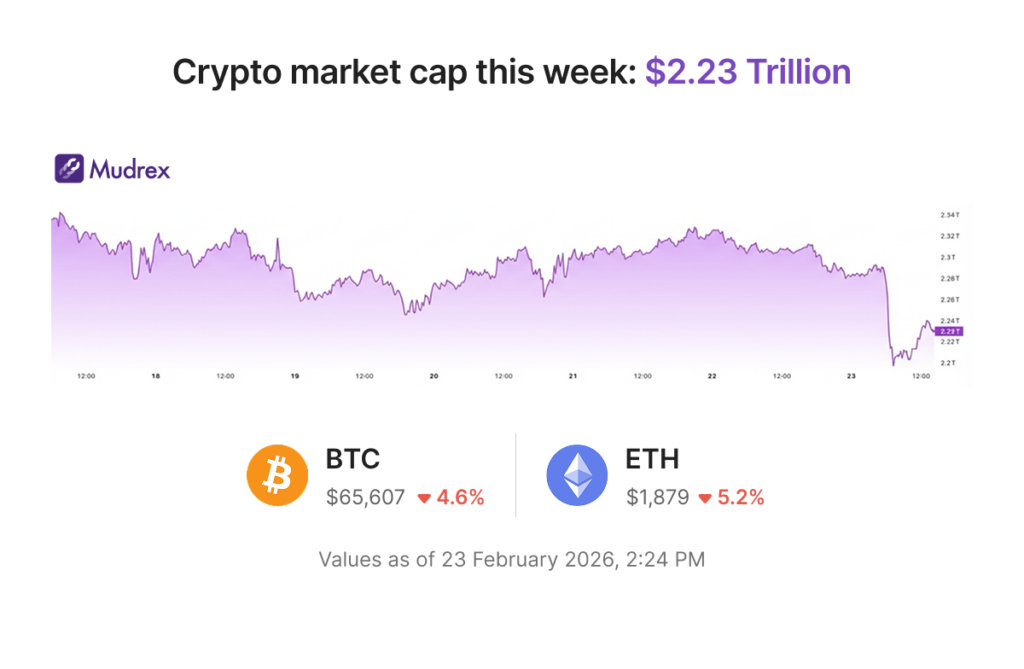 BTC traders are staying cautious | Mudrex Weekly Digest 🟣 BTC traders are staying cautious | Mudrex Weekly Digest 🟣