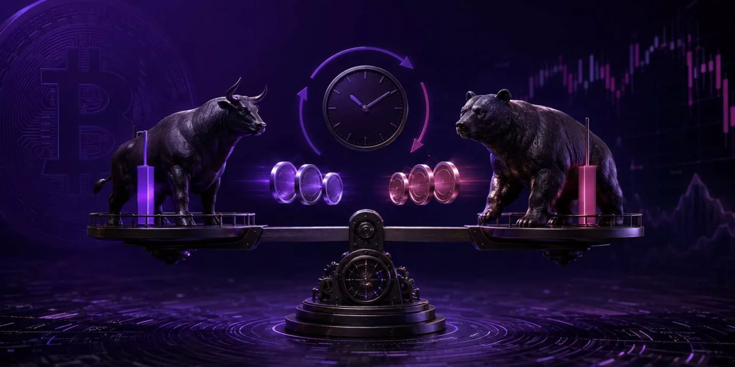 Funding payments between long and short perpetual crypto futures traders