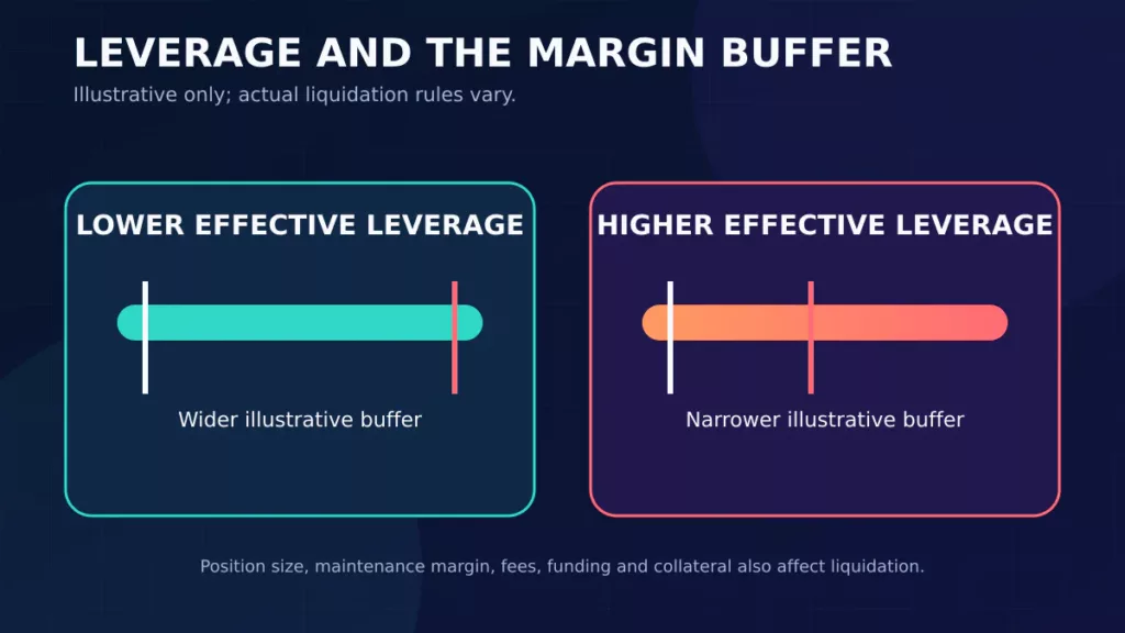 Leverage margin and liquidation buffer in crypto futures Leverage margin and liquidation buffer in crypto futures
