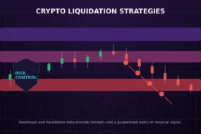 Crypto liquidation heat zones, forced closures and risk-control shield